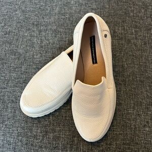 3/$20 French Connection Cream Loafers